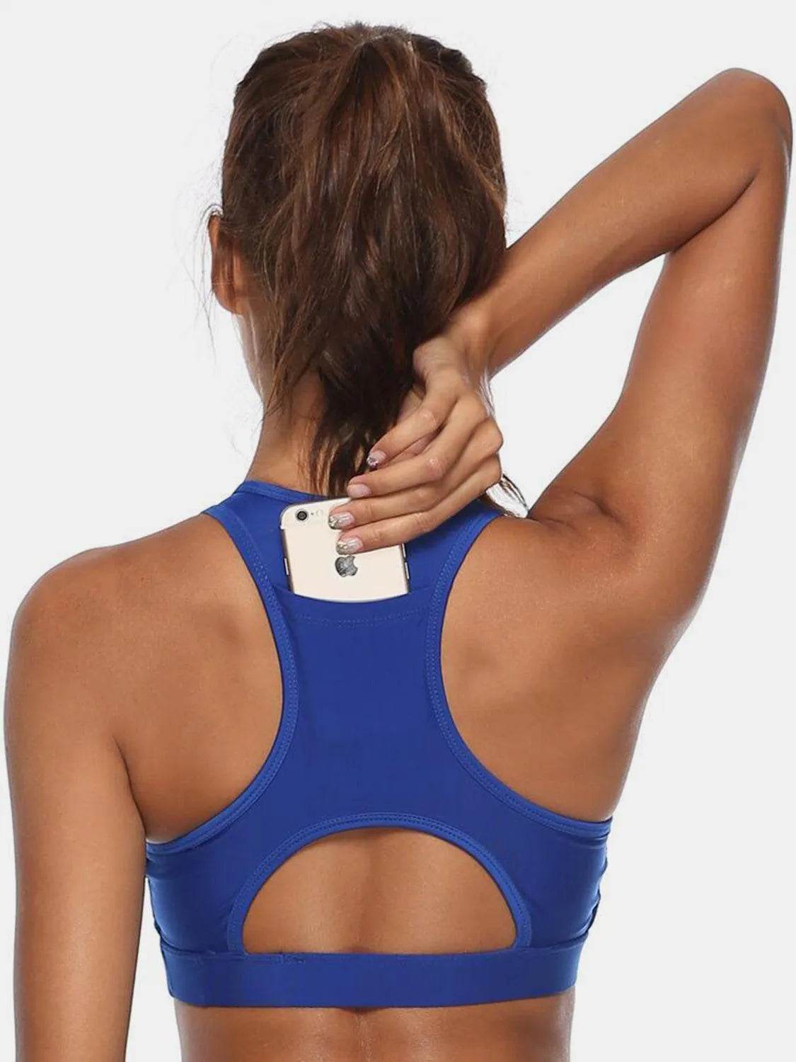 Bona Fide Fashion - Cutout Scoop Neck Active Tank - Women Fashion - Bona Fide Fashion
