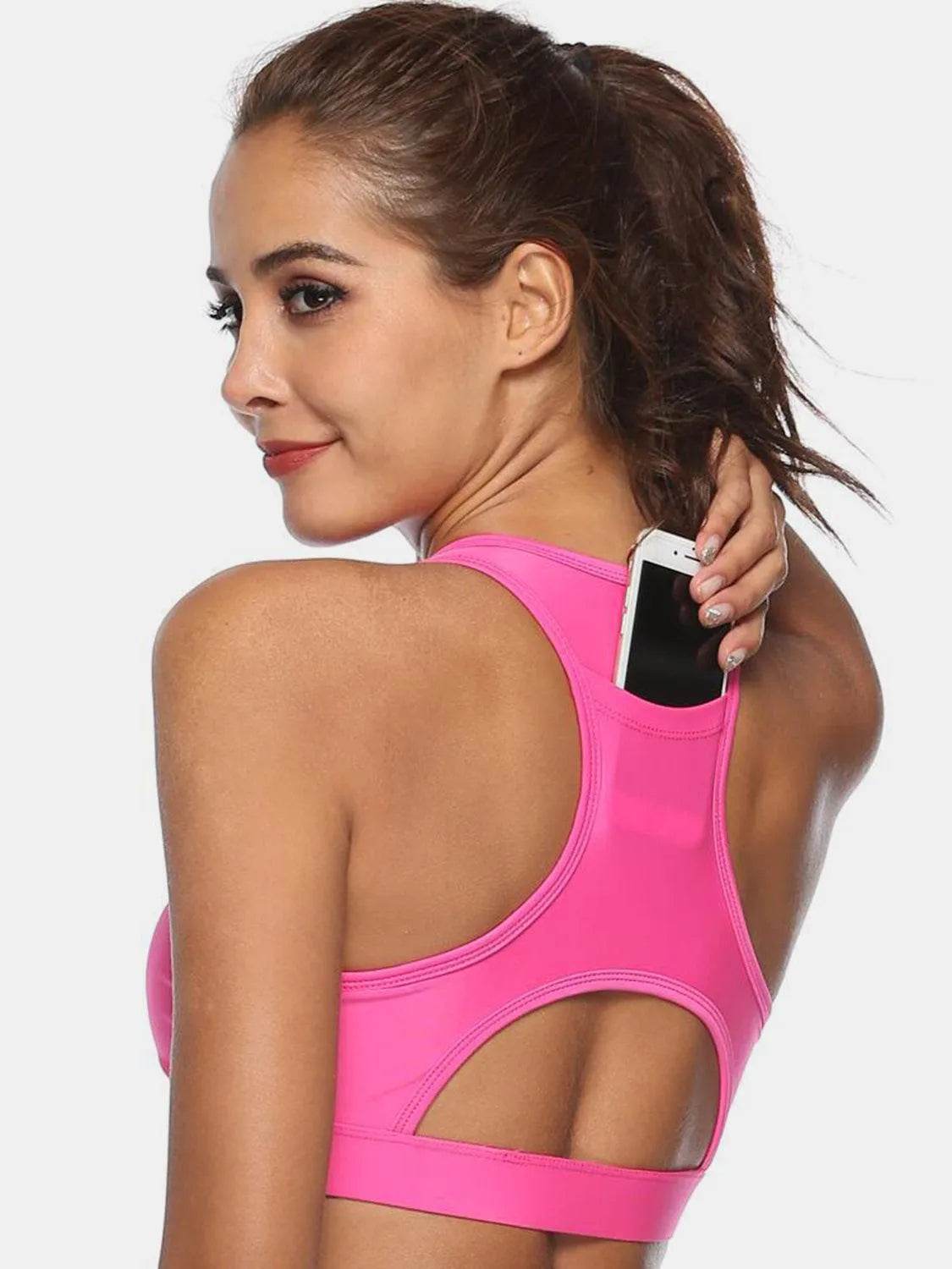 Bona Fide Fashion - Cutout Scoop Neck Active Tank - Women Fashion - Bona Fide Fashion