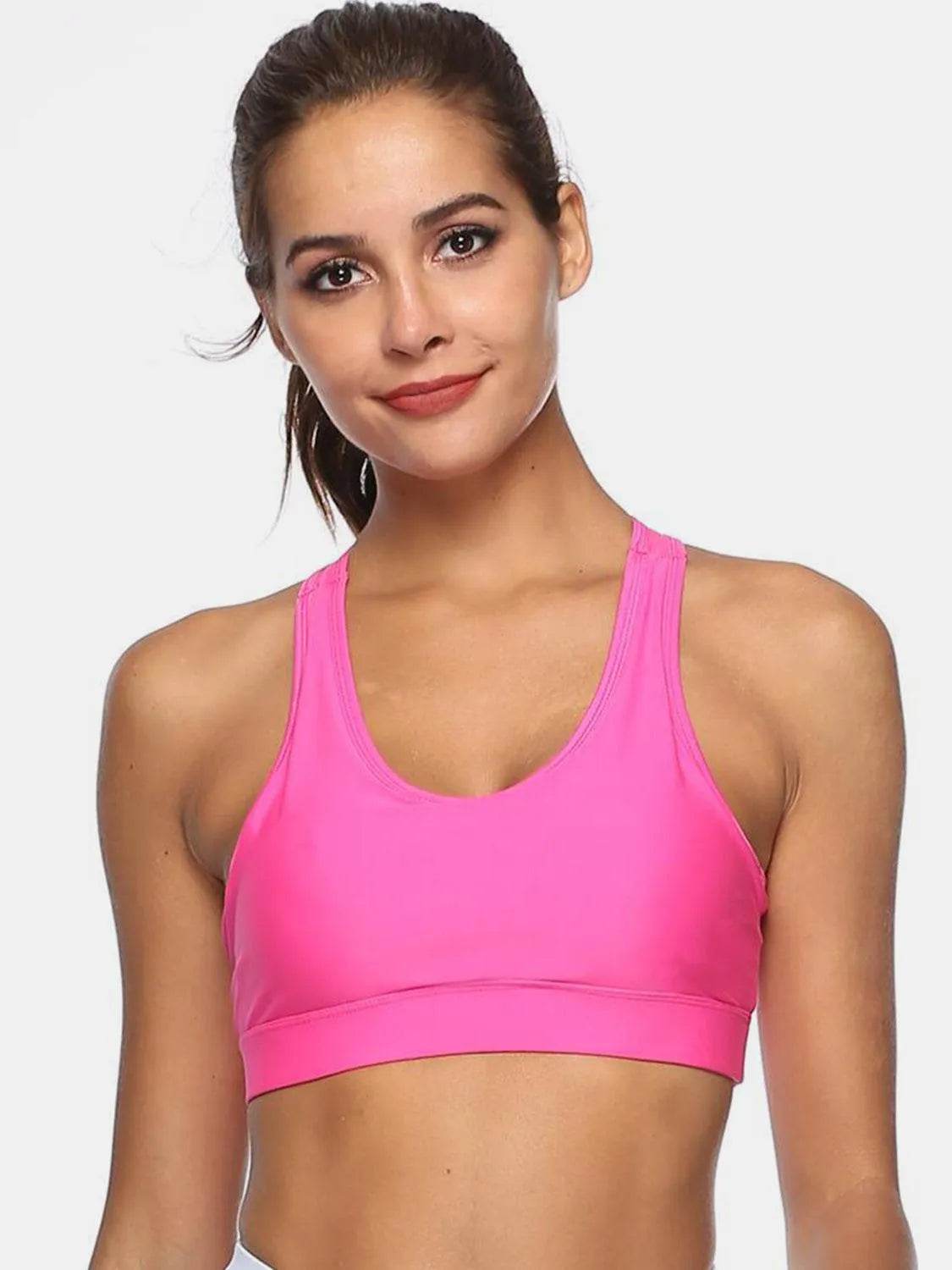 Bona Fide Fashion - Cutout Scoop Neck Active Tank - Women Fashion - Bona Fide Fashion