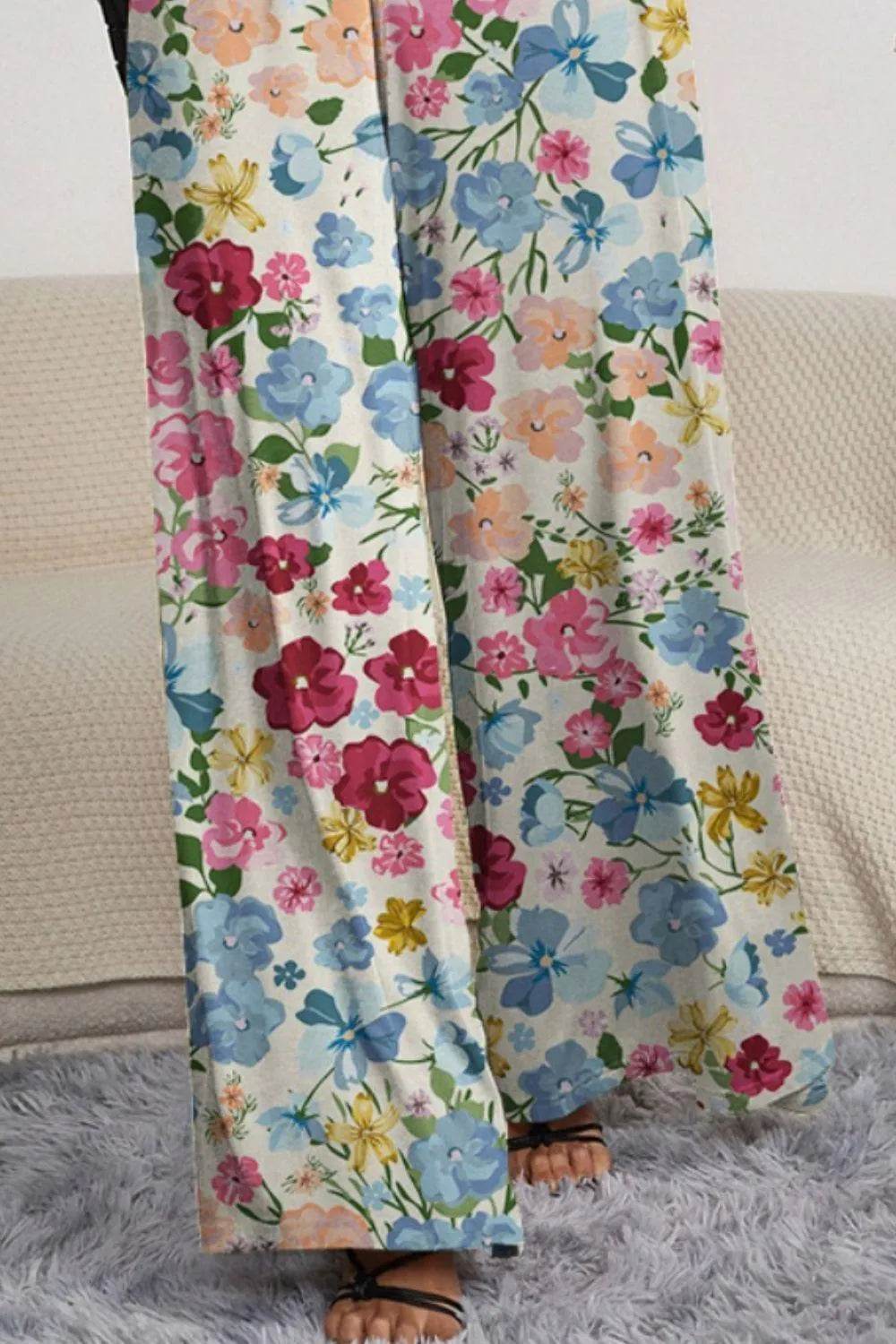 Decorative Button Spaghetti Strap Wide Leg Jumpsuit – Trendy One-Piece Outfit for Women - Bona Fide Fashion