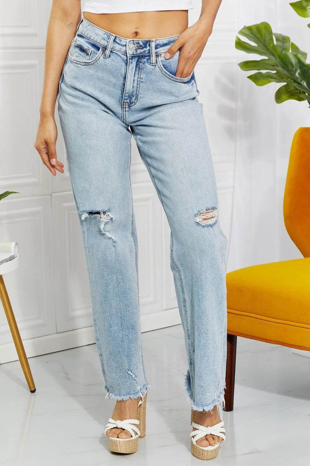Vervet by Flying Monkey Full Size Allie 90s Dad Jean – Retro Cool & Comfy Fit | Bona Fide Fashion - Bona Fide Fashion