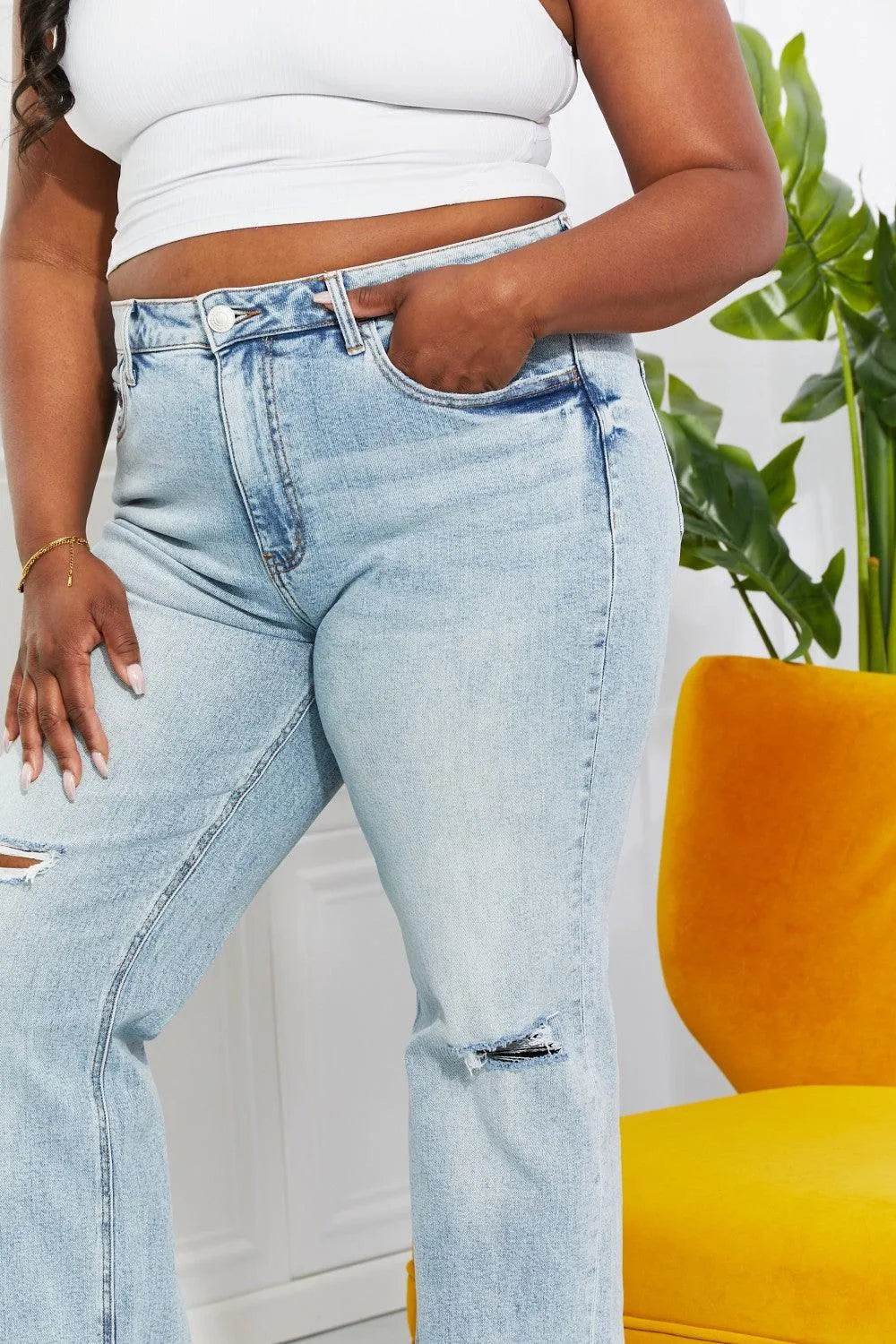 Vervet by Flying Monkey Full Size Allie 90s Dad Jean – Retro Cool & Comfy Fit | Bona Fide Fashion - Bona Fide Fashion