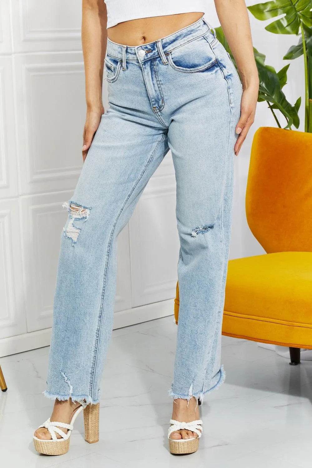 Vervet by Flying Monkey Full Size Allie 90s Dad Jean – Retro Cool & Comfy Fit | Bona Fide Fashion - Bona Fide Fashion