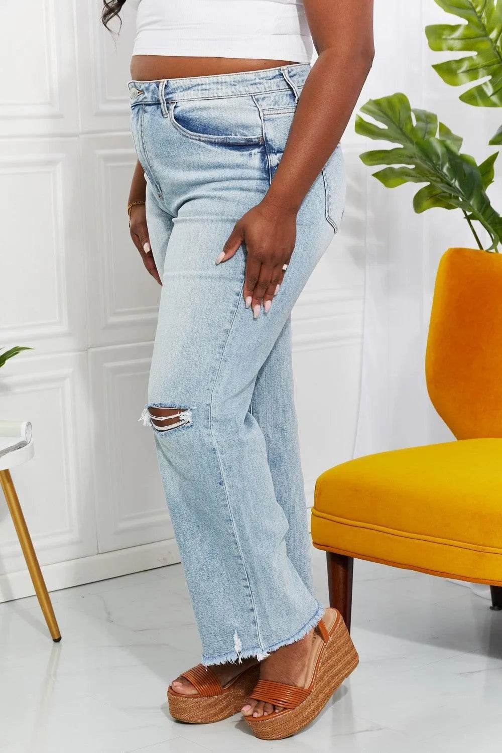 Vervet by Flying Monkey Full Size Allie 90s Dad Jean – Retro Cool & Comfy Fit | Bona Fide Fashion - Bona Fide Fashion