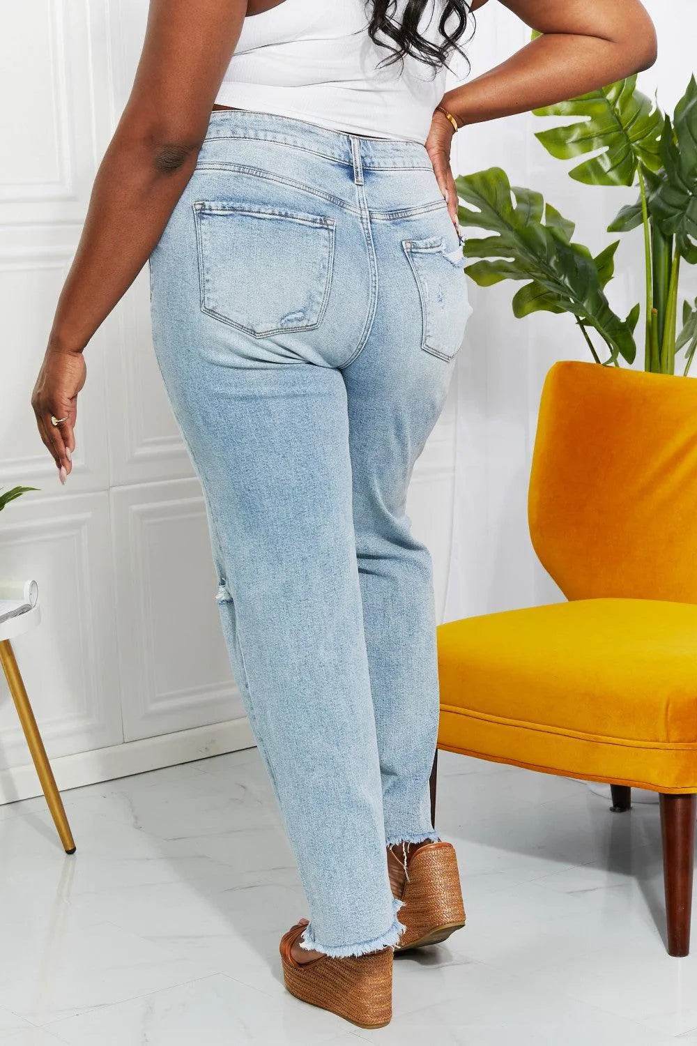 Vervet by Flying Monkey Full Size Allie 90s Dad Jean – Retro Cool & Comfy Fit | Bona Fide Fashion - Bona Fide Fashion