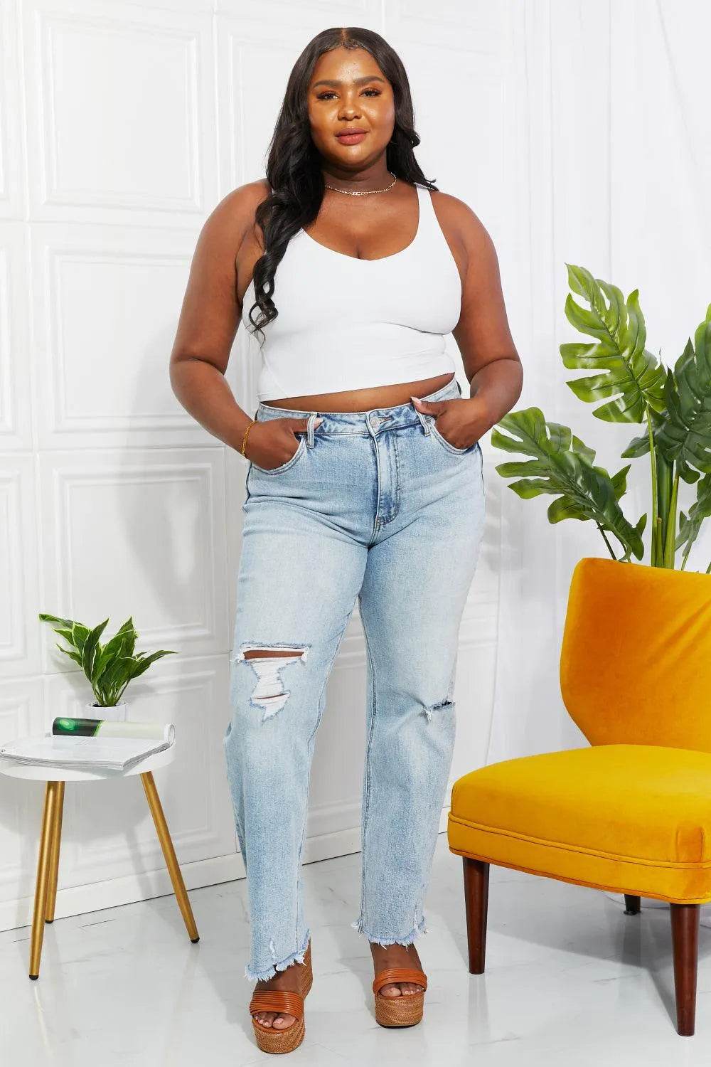 Vervet by Flying Monkey Full Size Allie 90s Dad Jean – Retro Cool & Comfy Fit | Bona Fide Fashion - Bona Fide Fashion