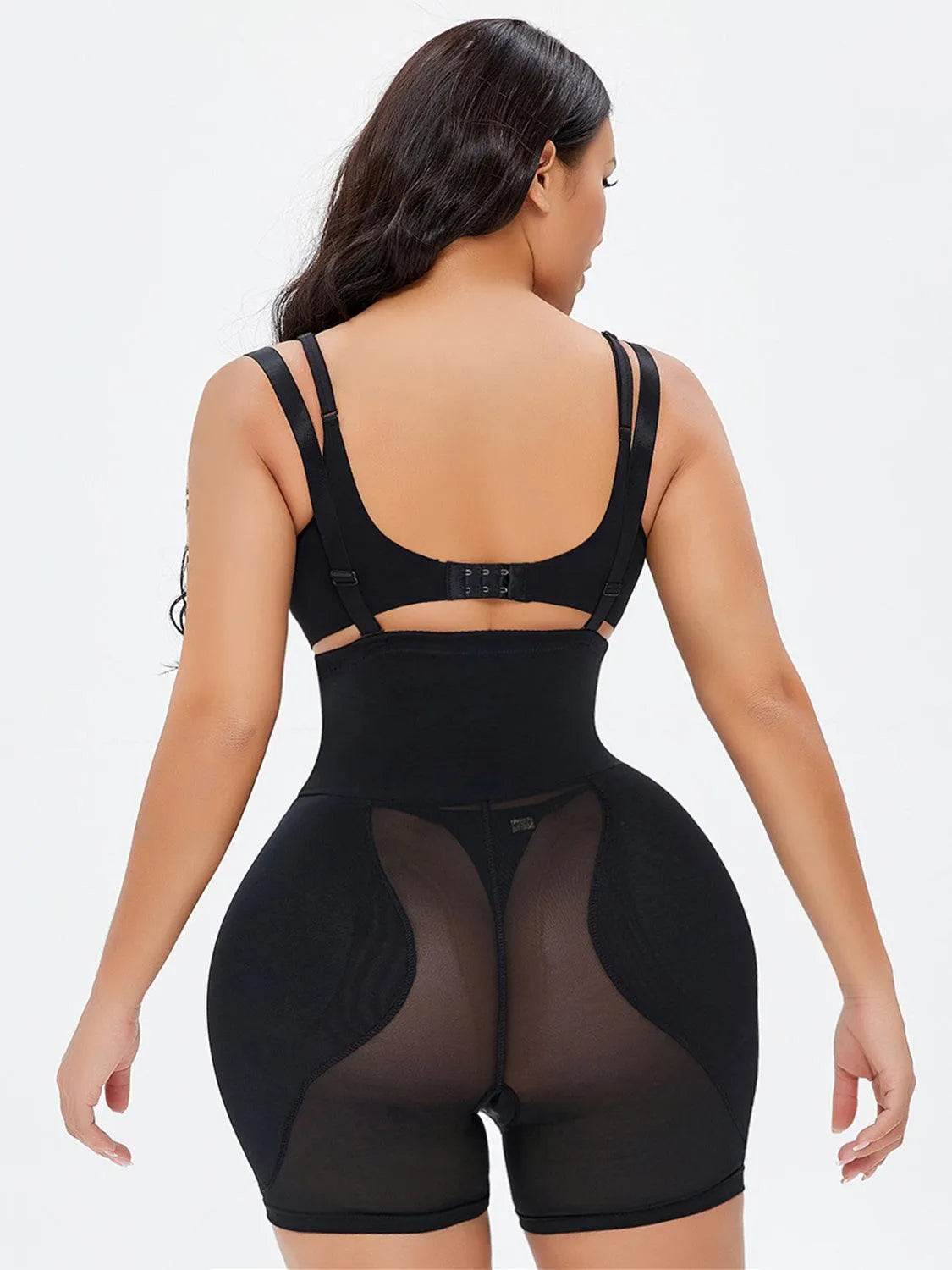 Bona Fide Fashion - Full Size Hook-and-Eye Under-Bust Shaping Bodysuit - Women Fashion - Bona Fide Fashion