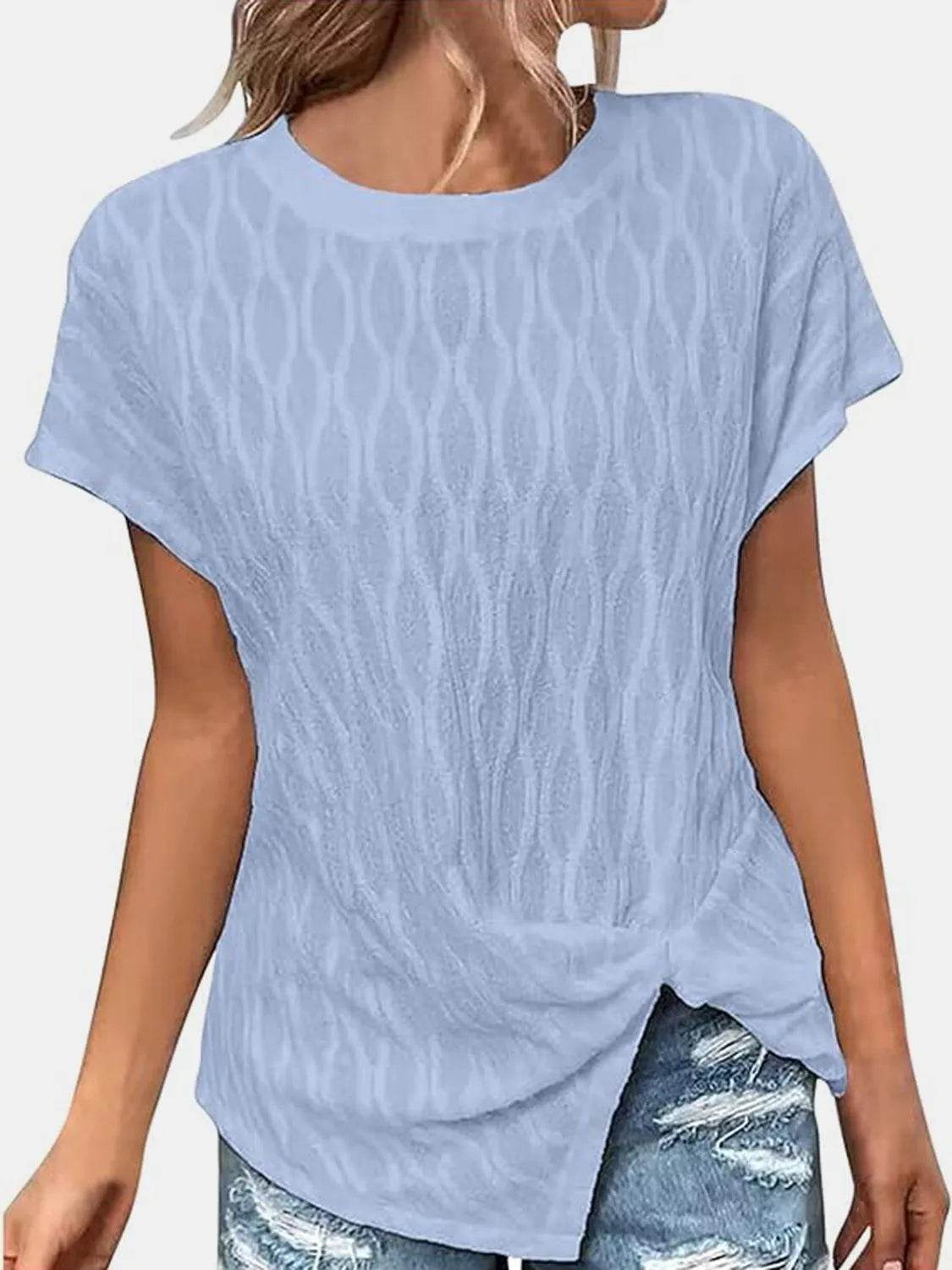 Bona Fide Fashion- Full Size Round Neck Short Sleeve T-Shirt - Women Fashion - Bona Fide Fashion