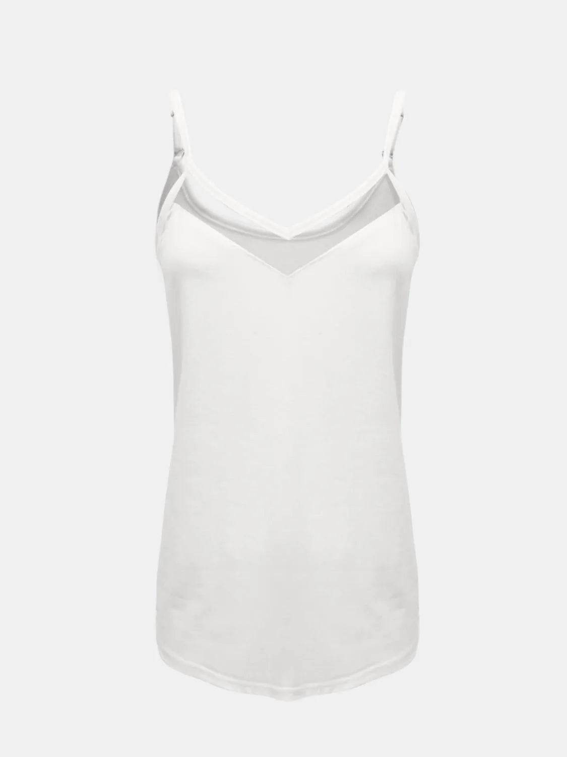 Bona Fide Fashion- Full Size V-Neck Spaghetti Strap Cami - Women Fashion - Bona Fide Fashion