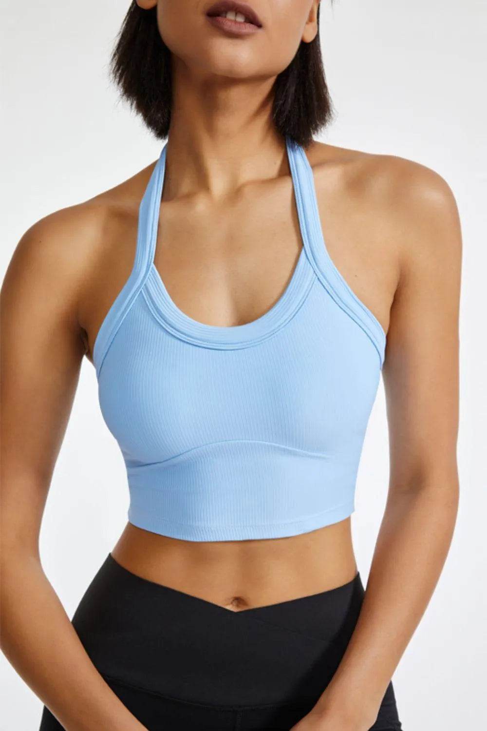 Bona Fide Fashion - Halter Neck Active Cami - Women Fashion - Bona Fide Fashion