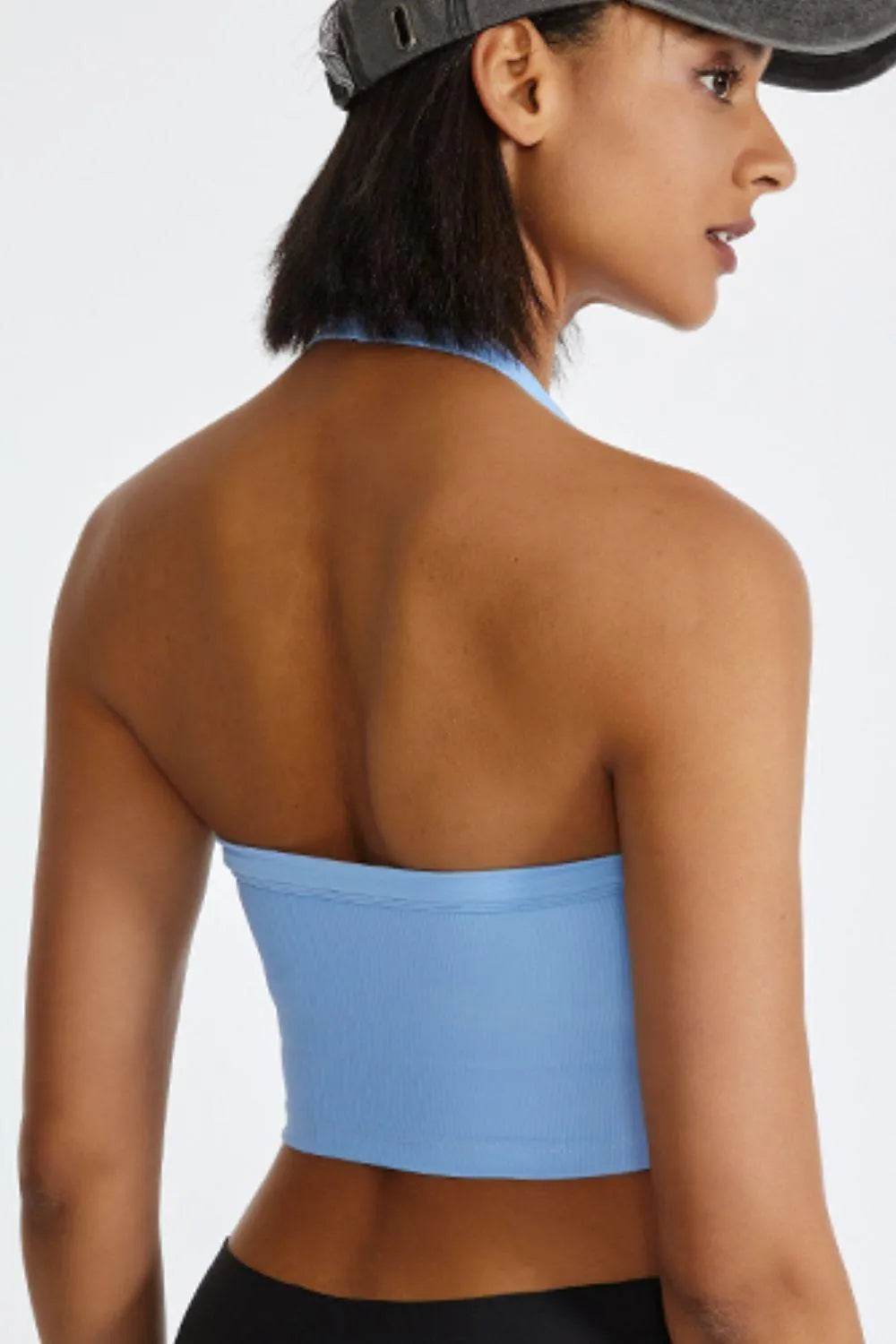 Bona Fide Fashion - Halter Neck Active Cami - Women Fashion - Bona Fide Fashion
