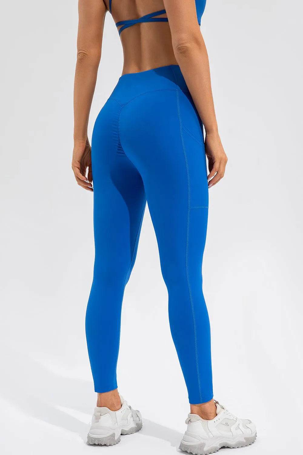 Bona Fide Fashion- High Waist Active Leggings with Pockets - Women Fashion - Bona Fide Fashion