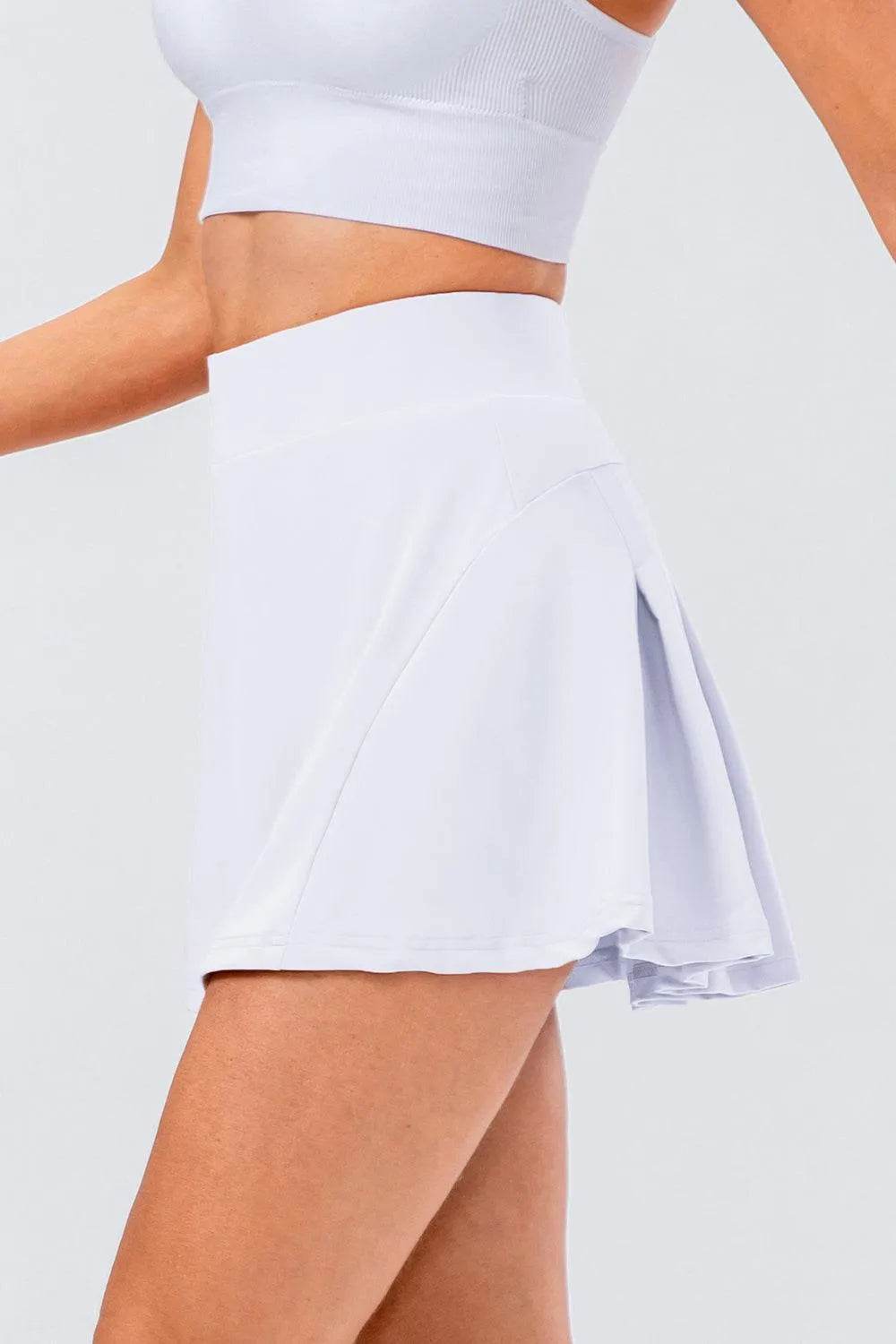 Bona Fide Fashion - High Waist Pleated Active Skirt - Women Fashion - Bona Fide Fashion