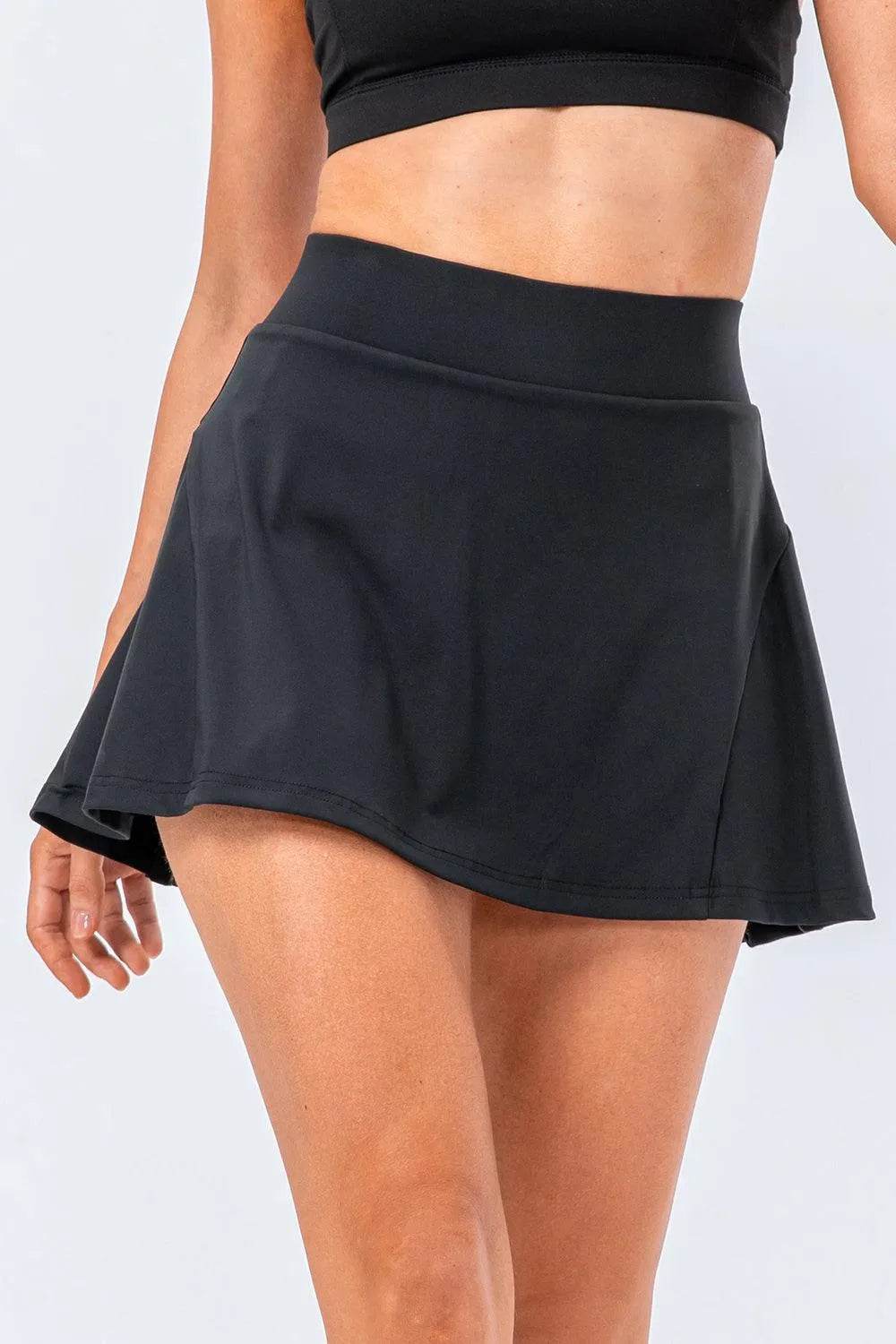 Bona Fide Fashion - High Waist Pleated Active Skirt - Women Fashion - Bona Fide Fashion