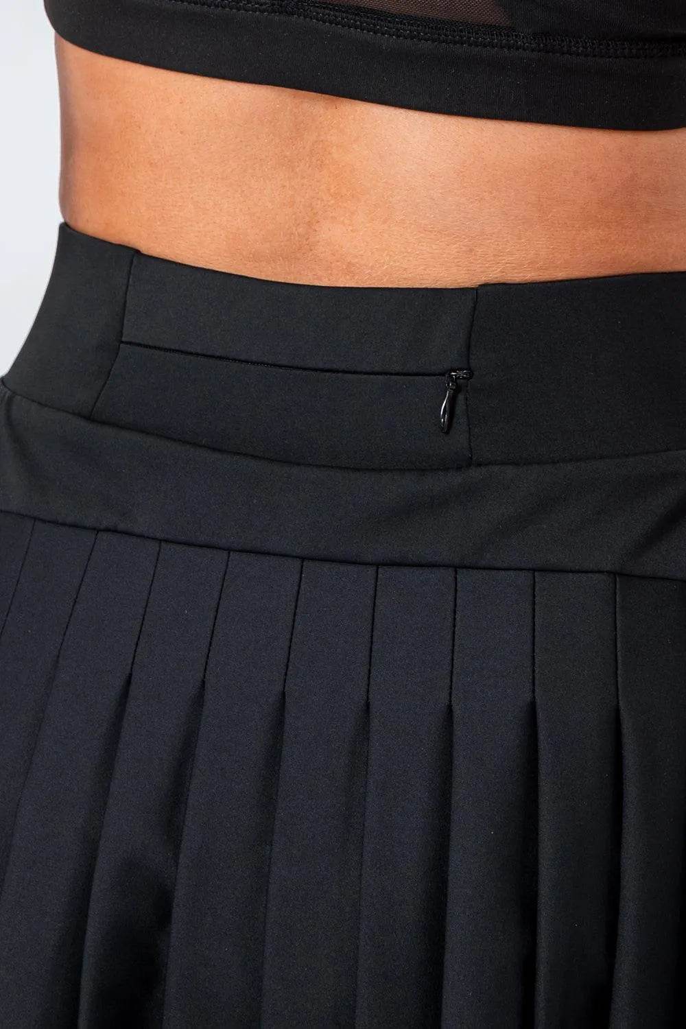 Bona Fide Fashion - High Waist Pleated Active Skirt - Women Fashion - Bona Fide Fashion