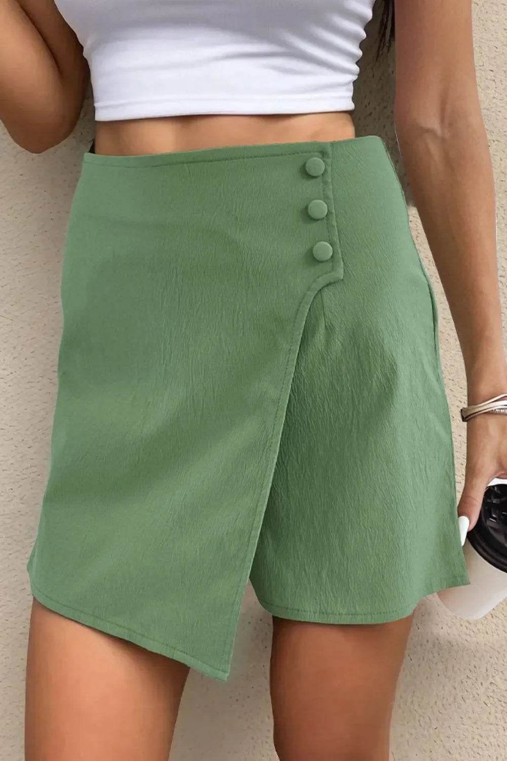 Bona Fide Fashion - High Waist Skort - Women Fashion - Bona Fide Fashion