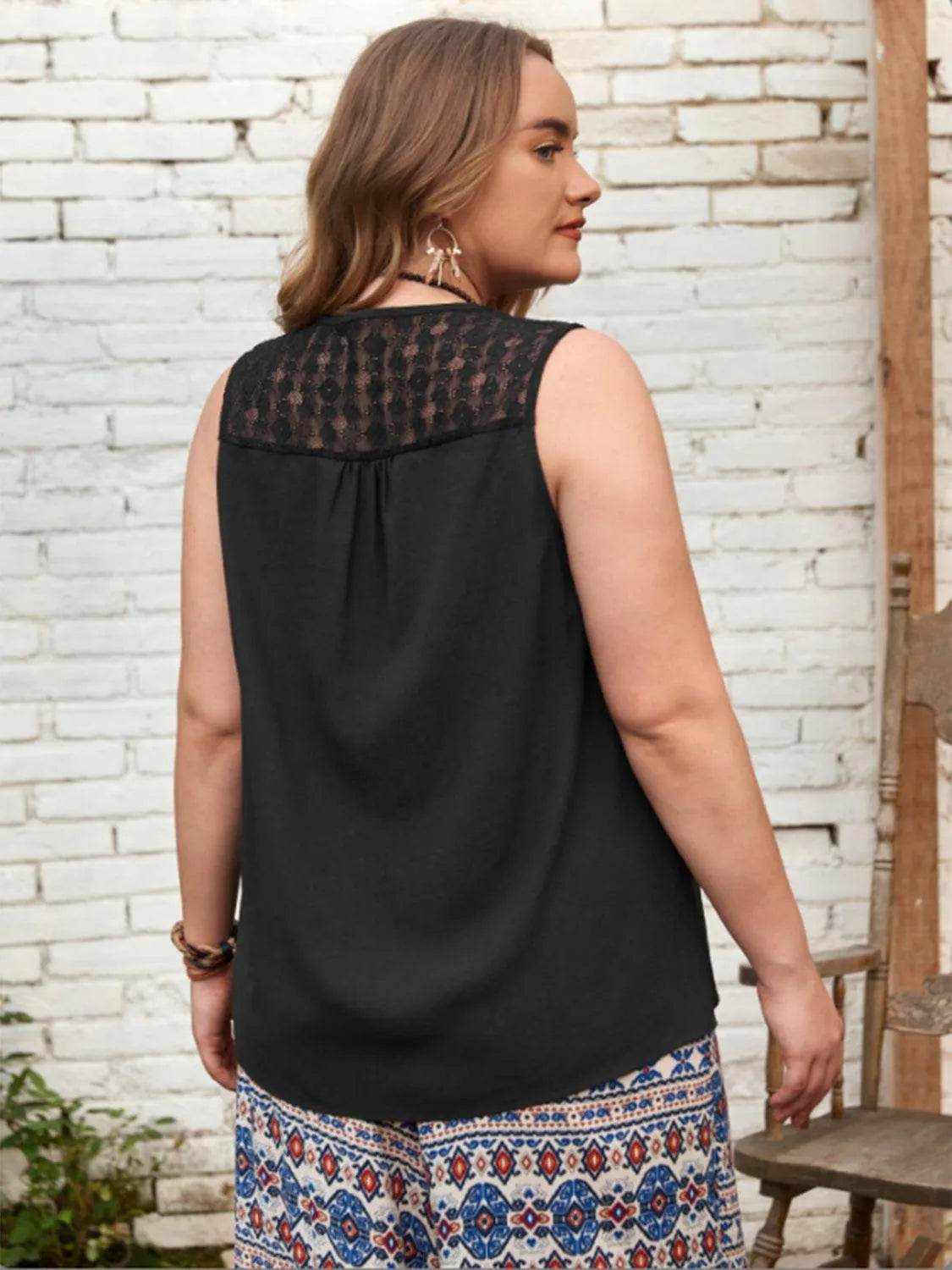Bona Fide Fashion - Plus Size V-Neck Tank - Women Fashion - Bona Fide Fashion