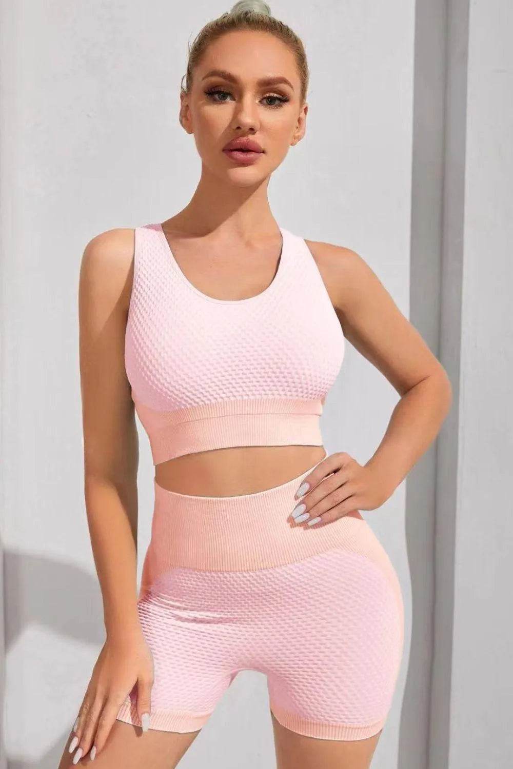 Bona Fide Fashion - Round Neck Active Set - Women Fashion - Bona Fide Fashion