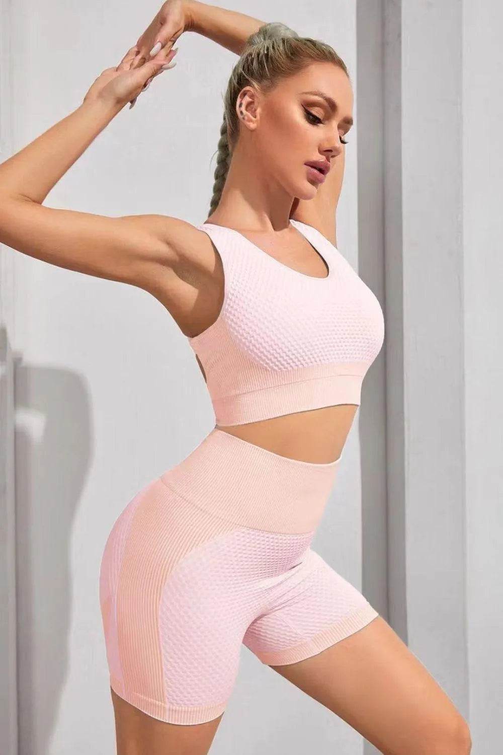 Bona Fide Fashion - Round Neck Active Set - Women Fashion - Bona Fide Fashion