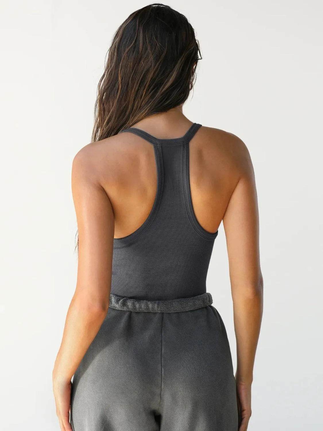 Bona Fide Fashion - Scoop Neck Wide Strap Tank - Women Fashion - Bona Fide Fashion