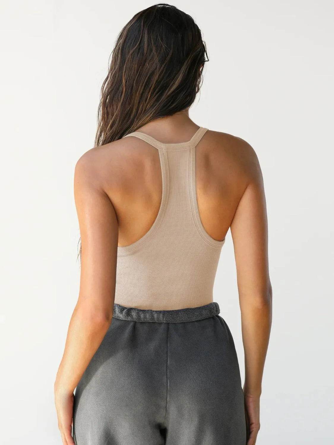 Bona Fide Fashion - Scoop Neck Wide Strap Tank - Women Fashion - Bona Fide Fashion