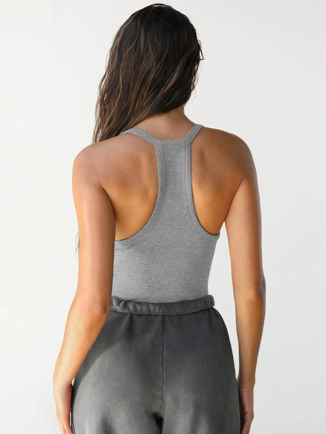 Bona Fide Fashion - Scoop Neck Wide Strap Tank - Women Fashion - Bona Fide Fashion