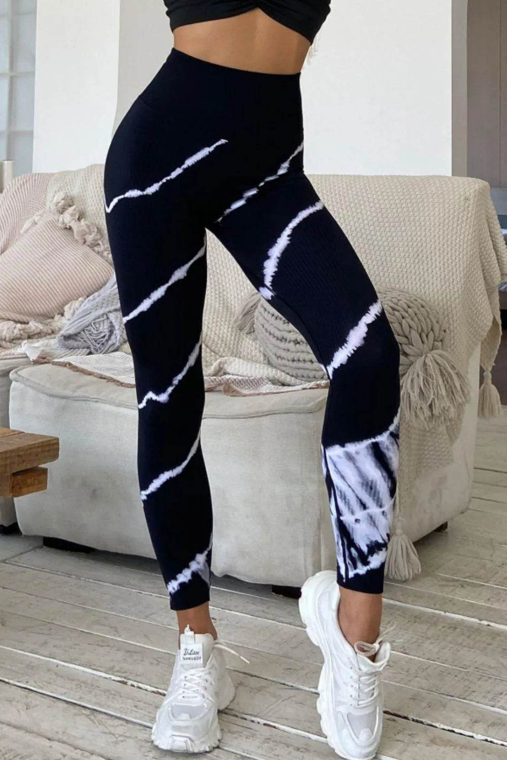Bona Fide Fashion - Slim Fit High Waist Long Active Pants - Women Fashion - Bona Fide Fashion