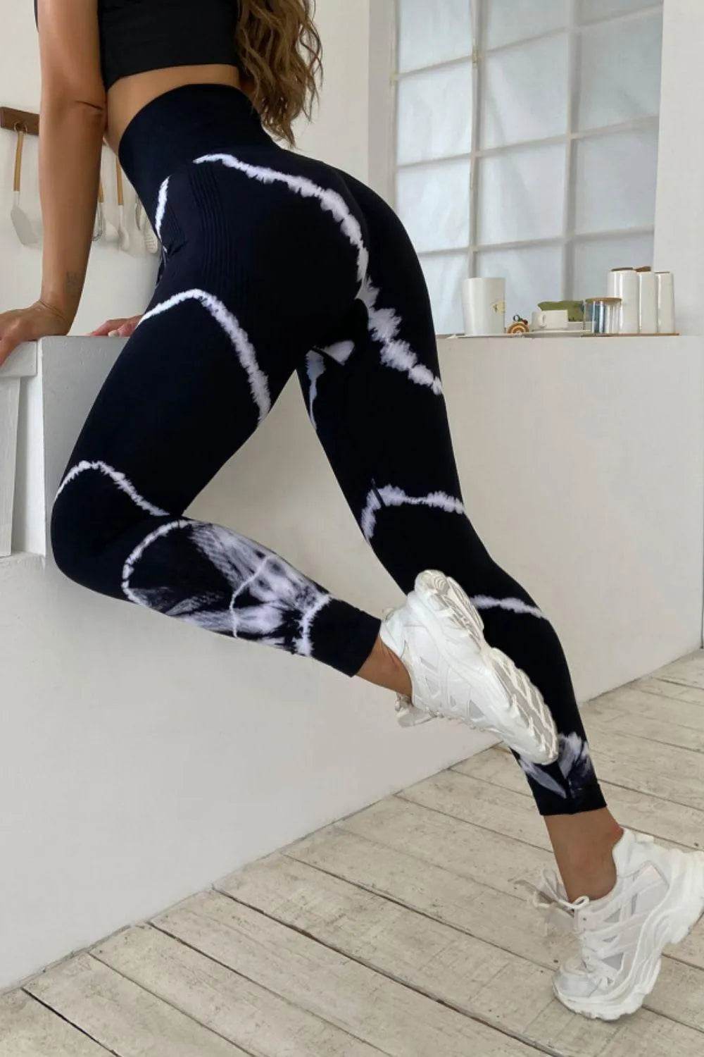 Bona Fide Fashion - Slim Fit High Waist Long Active Pants - Women Fashion - Bona Fide Fashion