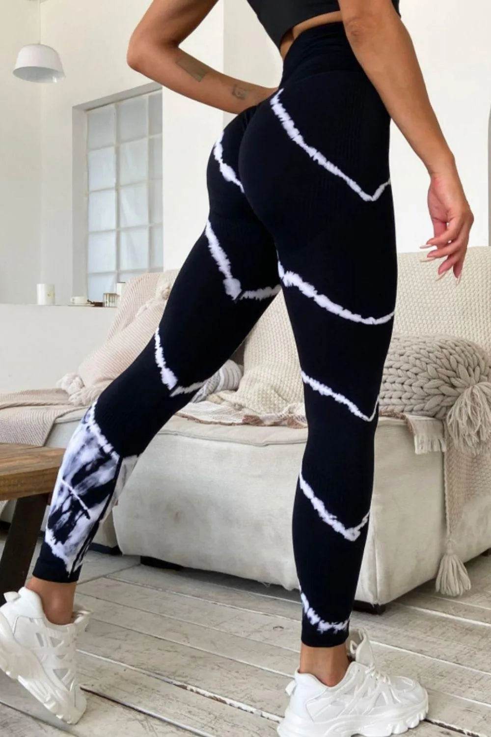Bona Fide Fashion - Slim Fit High Waist Long Active Pants - Women Fashion - Bona Fide Fashion