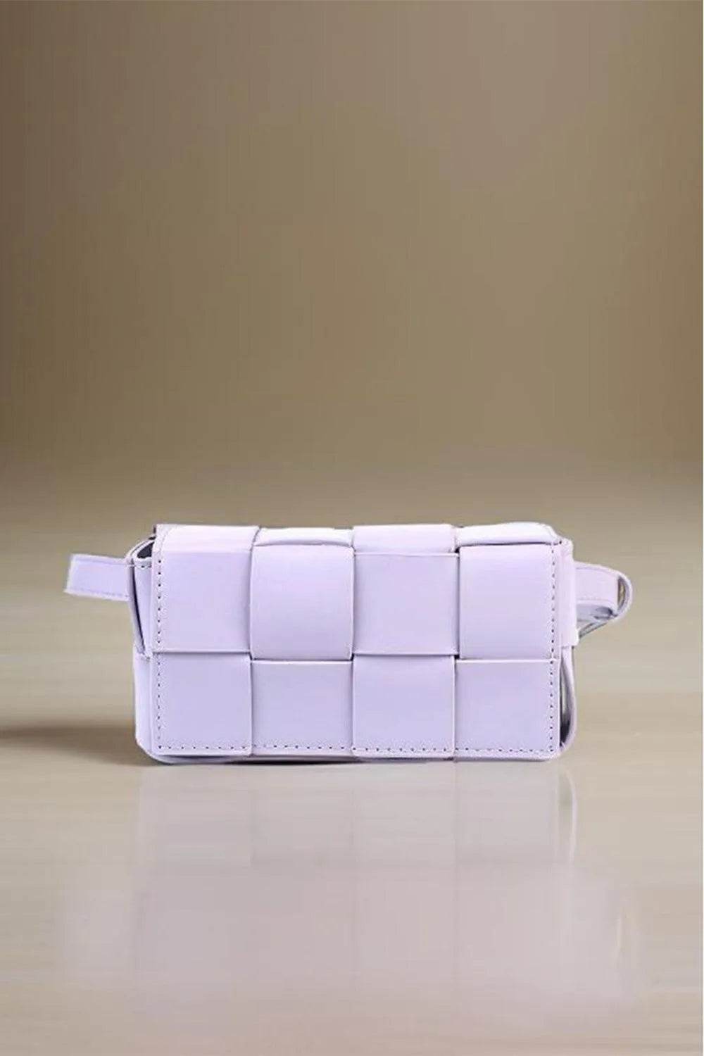 Bona Fide Fashion - Vegan Leather Woven Crossbody Bag - Women Fashion - Bona Fide Fashion