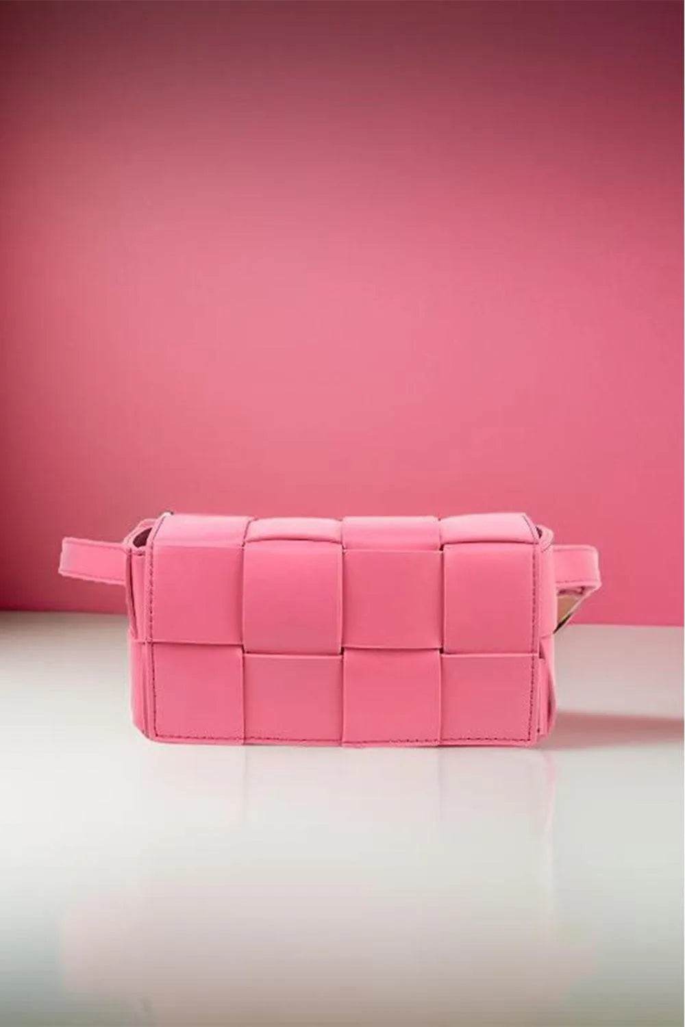 Bona Fide Fashion - Vegan Leather Woven Crossbody Bag - Women Fashion - Bona Fide Fashion