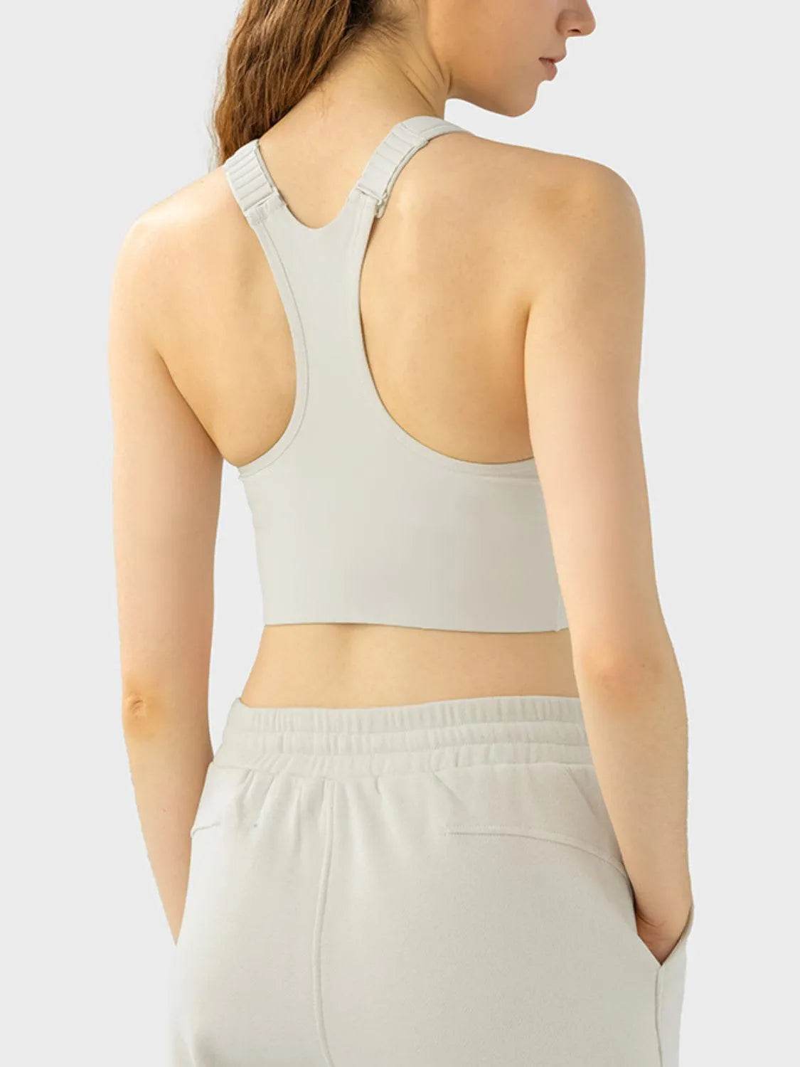 Bona Fide Fashion - Wide Strap Sport Bra - Women Fashion - Bona Fide Fashion