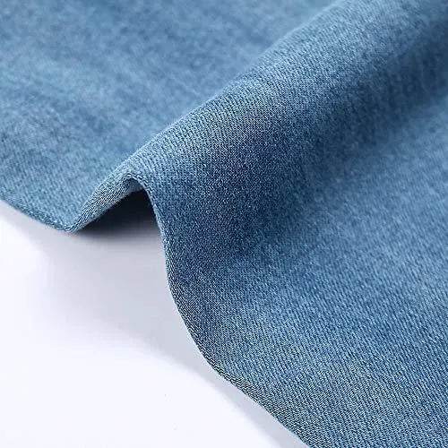 CME SHOWU Women Skinny Ripped Jeans Stretch Distressed Destroyed Denim Pants(Light Blue,L) - Bona Fide Fashion