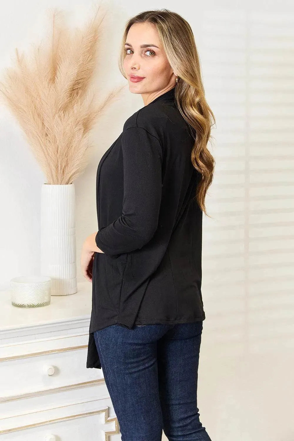 Culture Code Full Size Open Front Cardigan - Bona Fide Fashion