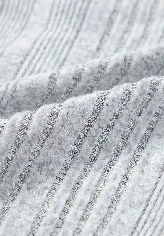 Crossover Backless Long Sleeve Knit Top - Bona Fide Fashion