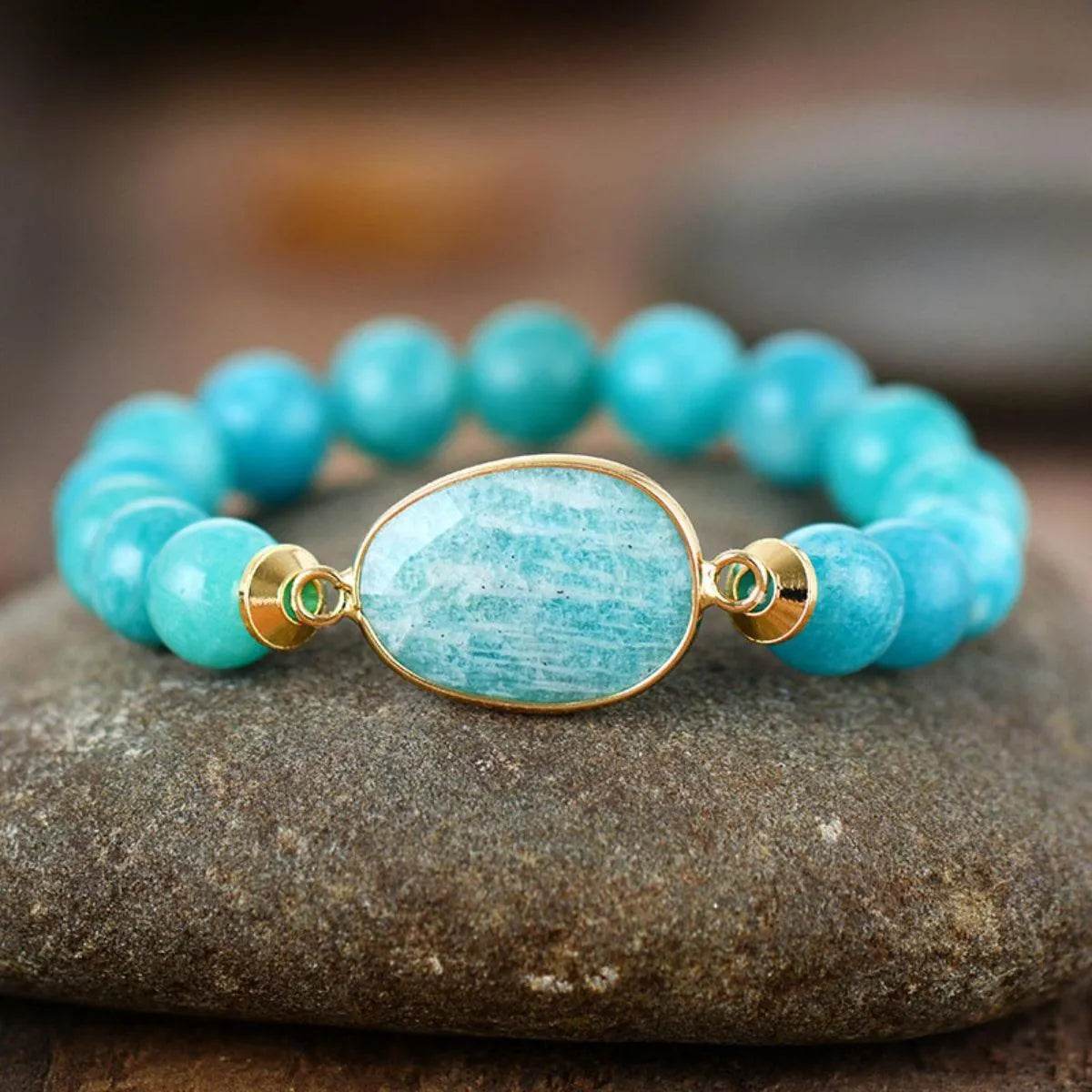 Natural Stone Beaded Bracelet - Bona Fide Fashion