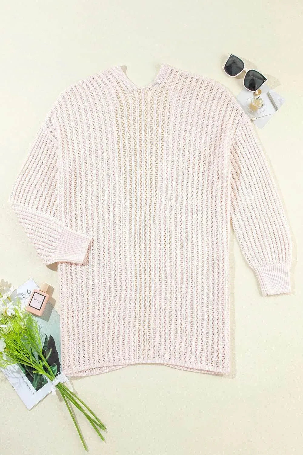 Open Front Long Sleeve Cardigan - Bona Fide Fashion