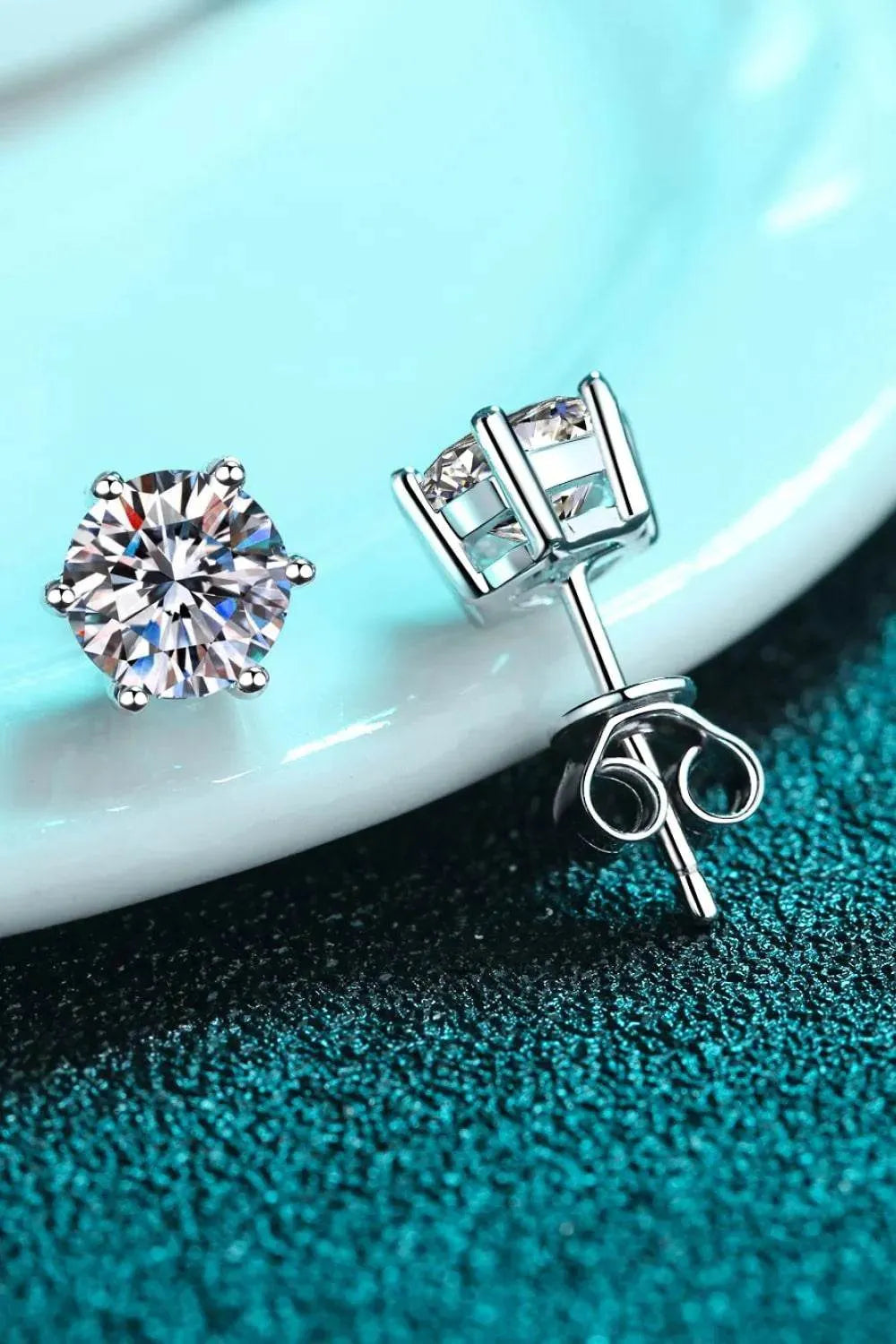 Endless Cheer Moissanite Stud Earrings - Bona Fide Fashion
