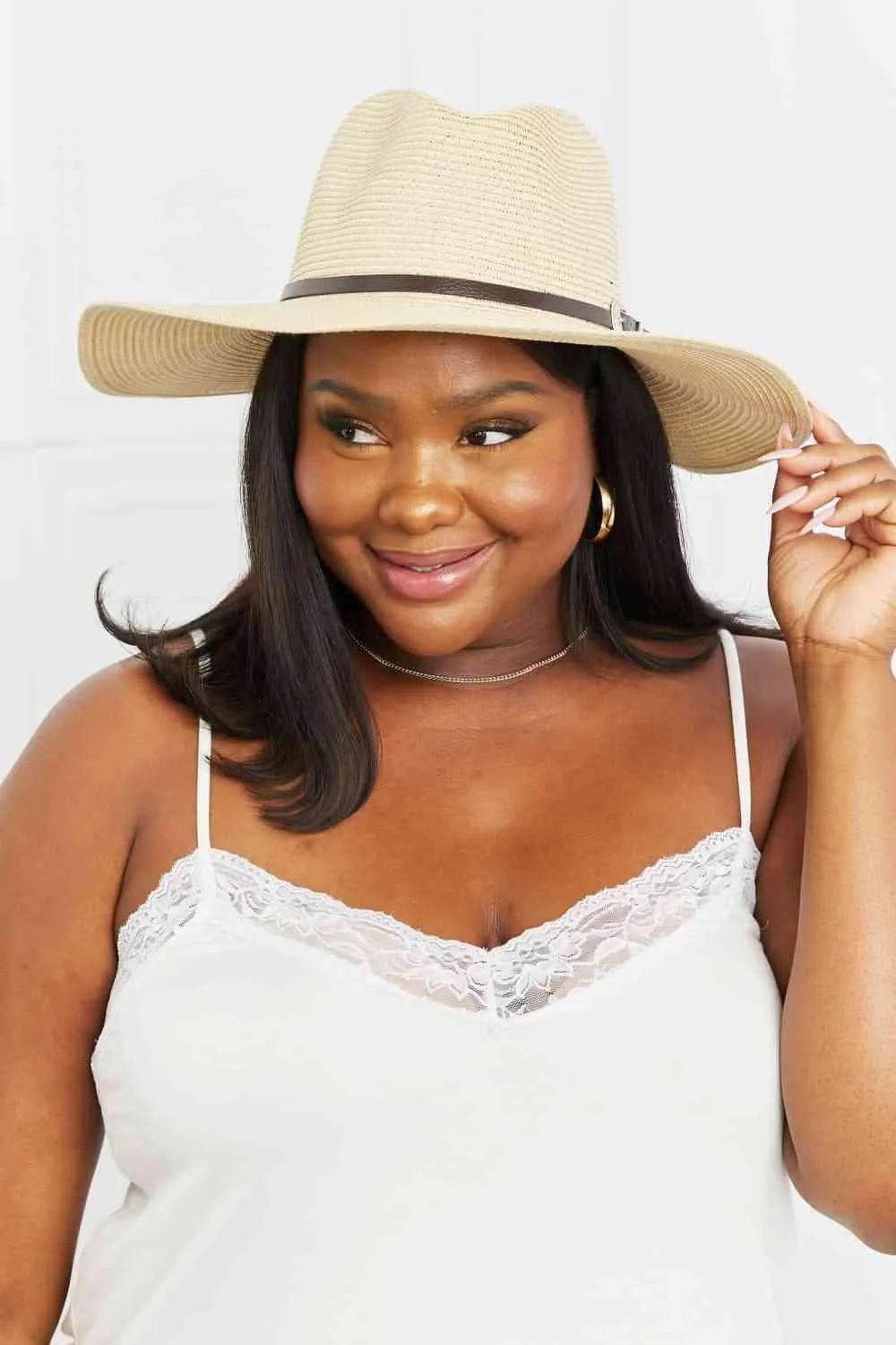 Fame Boho Summer Straw Fedora Hat - Bona Fide Fashion