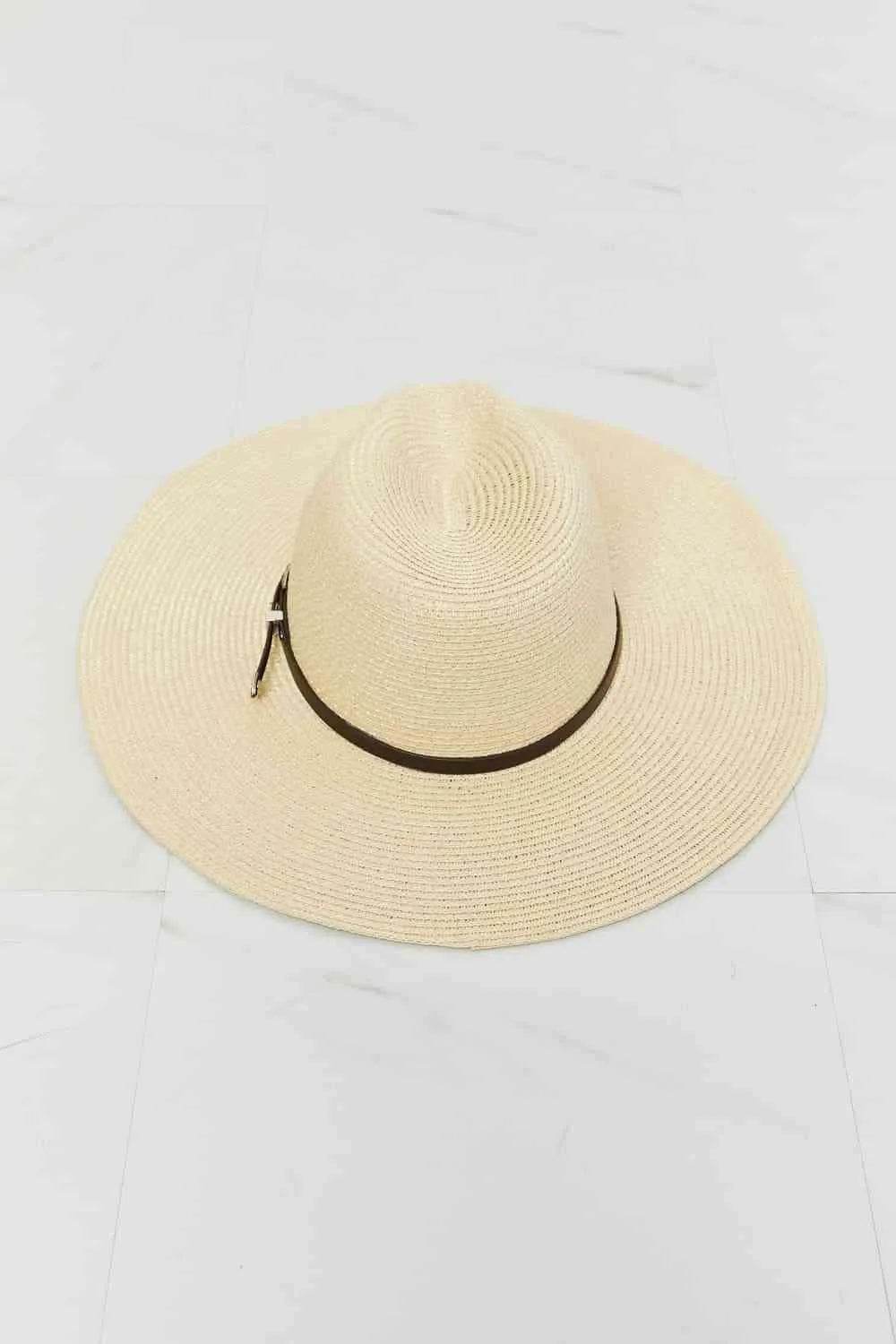 Fame Boho Summer Straw Fedora Hat - Bona Fide Fashion