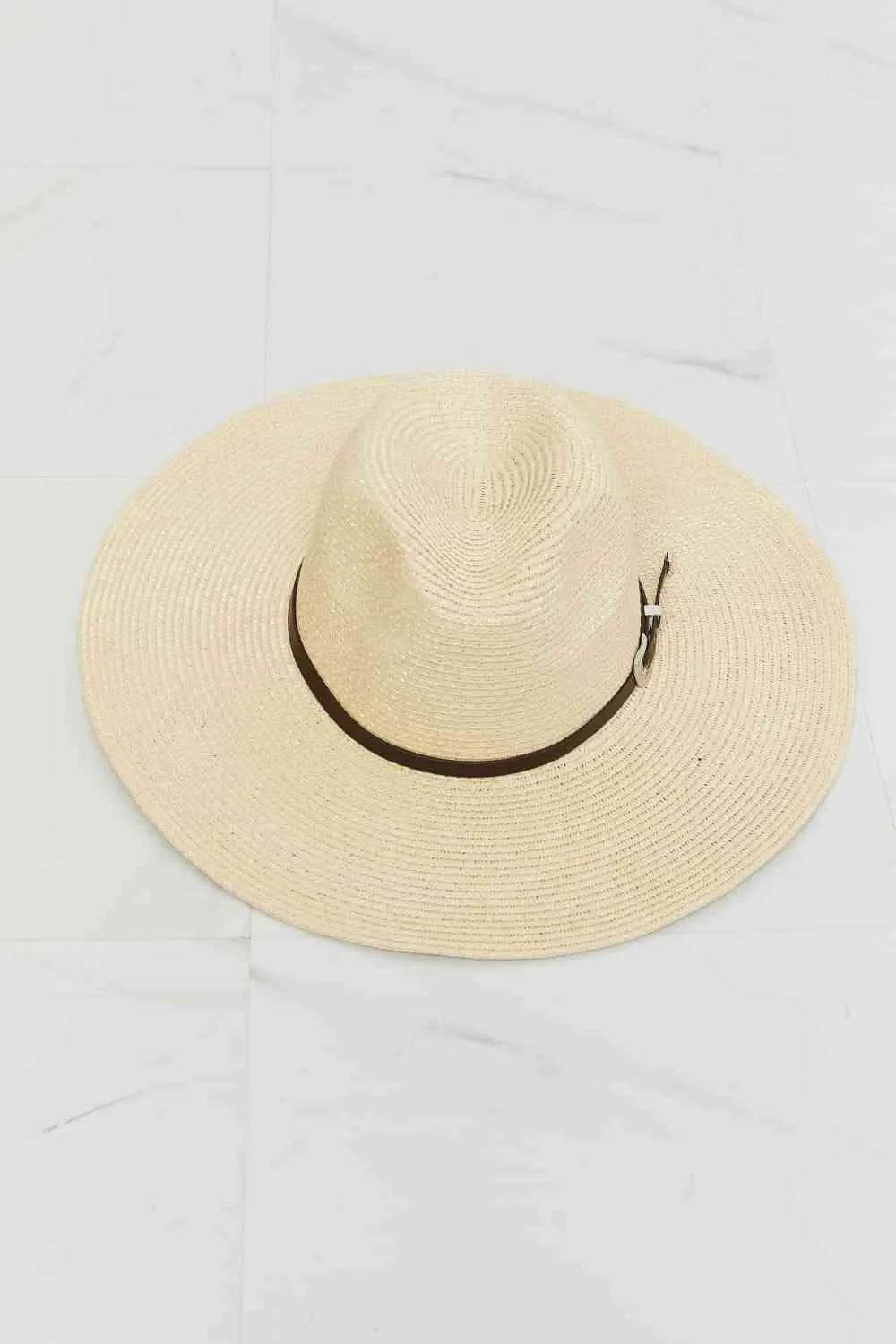 Fame Boho Summer Straw Fedora Hat - Bona Fide Fashion
