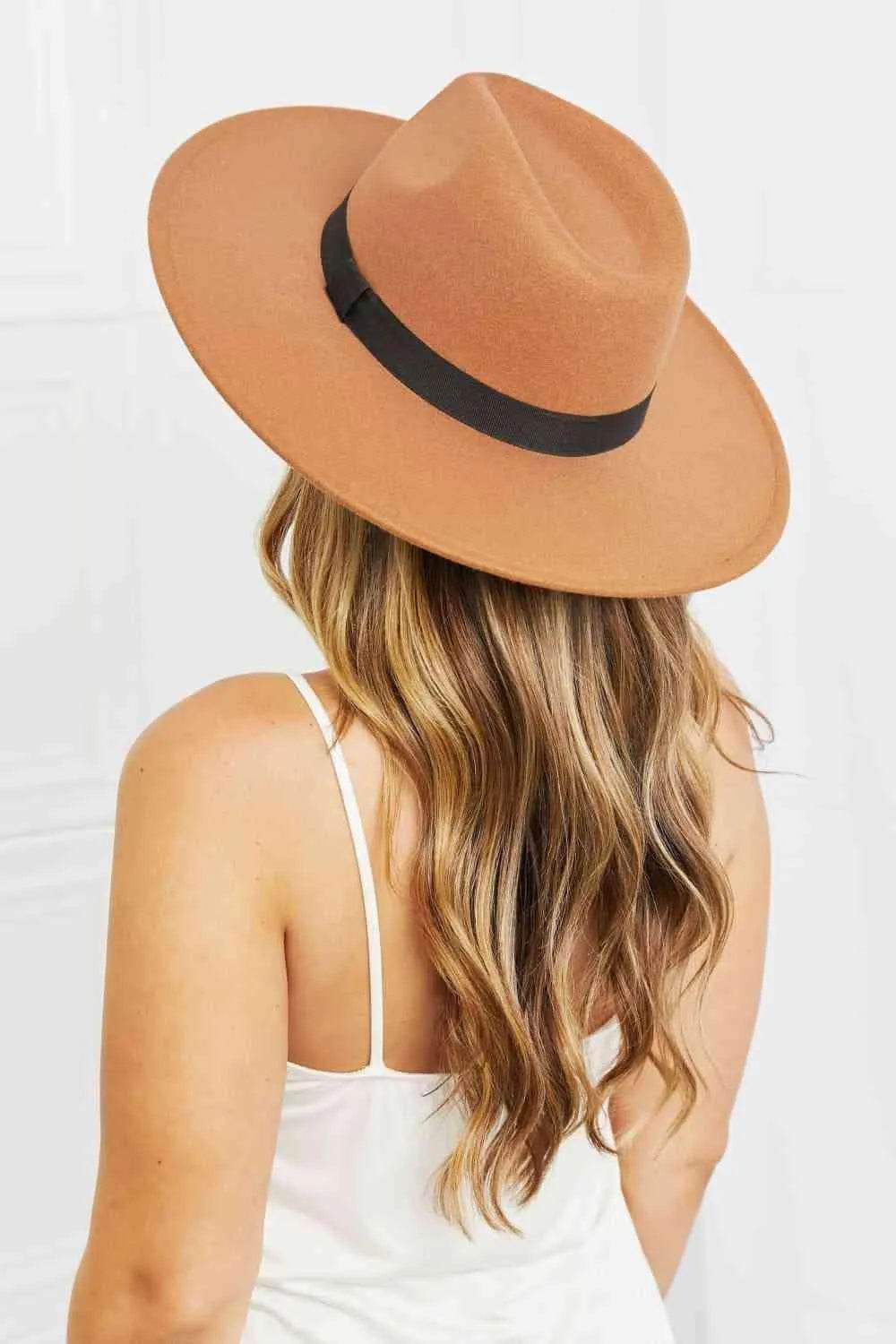 Fame Enjoy The Simple Things Fedora Hat - Bona Fide Fashion