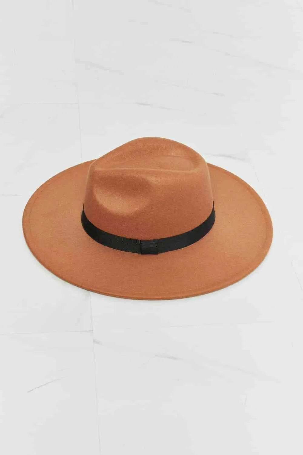 Fame Enjoy The Simple Things Fedora Hat - Bona Fide Fashion