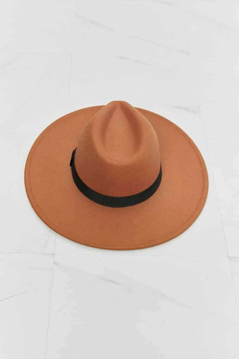 Fame Enjoy The Simple Things Fedora Hat - Bona Fide Fashion
