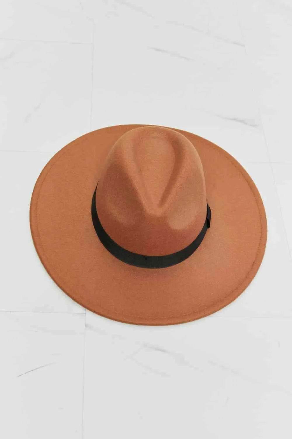 Fame Enjoy The Simple Things Fedora Hat - Bona Fide Fashion