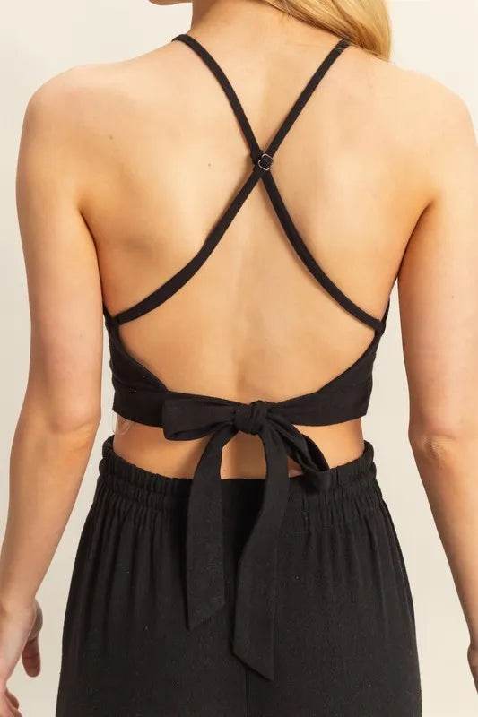 HYFVE Crop Top and Cargo Pants Set - Bona Fide Fashion