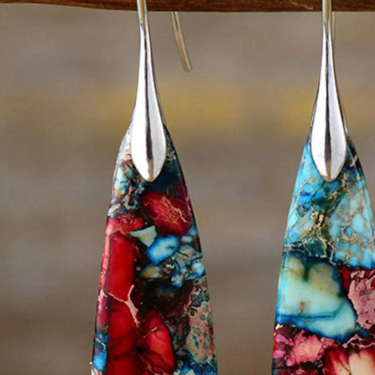 Geometrical Shape Dangle Earrings - Bona Fide Fashion