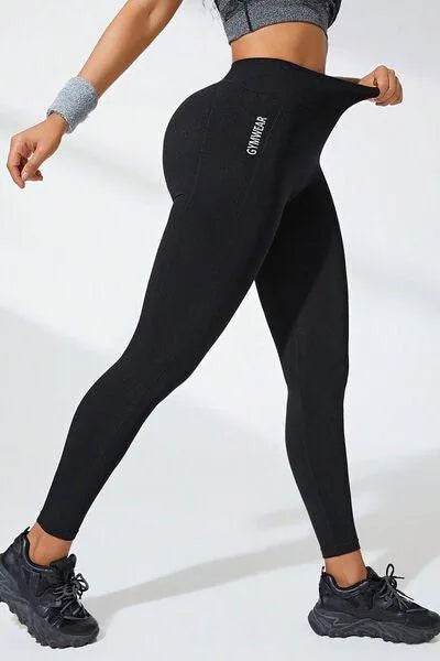 High Waist Active Leggings - Bona Fide Fashion