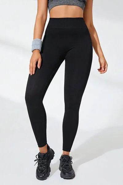 High Waist Active Leggings - Bona Fide Fashion