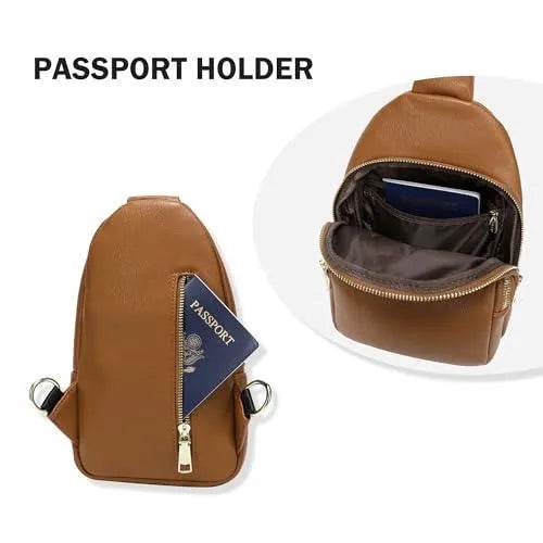 INICAT Small Crossbody Sling Bag Faux Leather Fanny Pack Purses for Women(Style 3-White) - Bona Fide Fashion